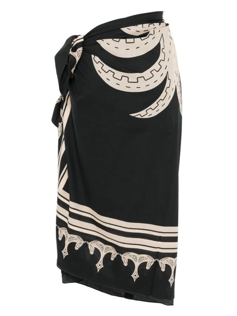 Johanna Ortiz Ancestral Palm pareo - Black - zdjęcie produktu nr 2