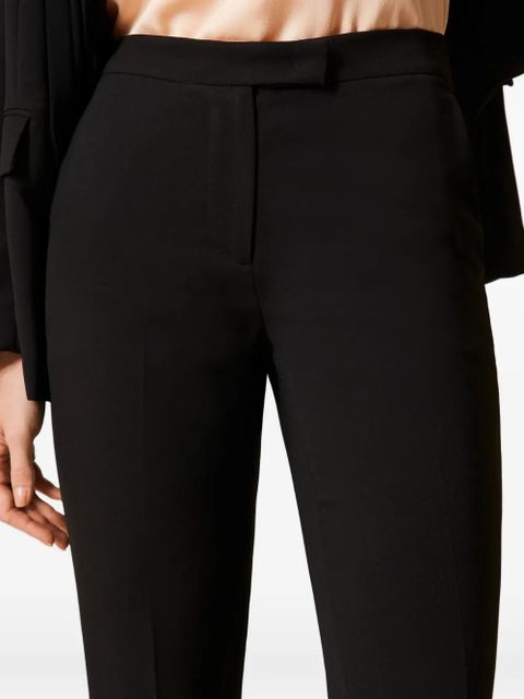 TWINSET crepe flared trousers - Black