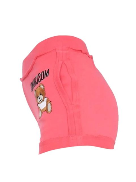 Moschino logo-embroidered jersey shorts - Pink - zdjęcie produktu nr 2