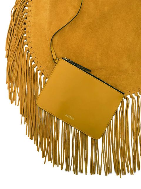 ISABEL MARANT Oskan fringed shoulder bag - Yellow
