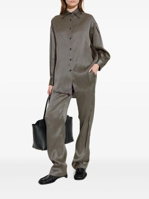 TOM FORD polka dot long-sleeve shirt - Black - zdjęcie produktu nr 2