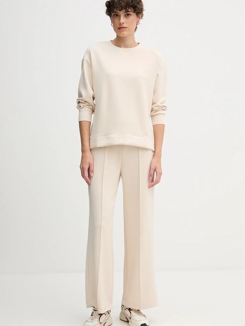 United Colors of Benetton bluza damska kolor beżowy gładka 3Y2F3M07M