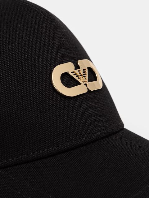 Emporio Armani czapka z daszkiem bawełniana - zdjęcie produktu nr 1