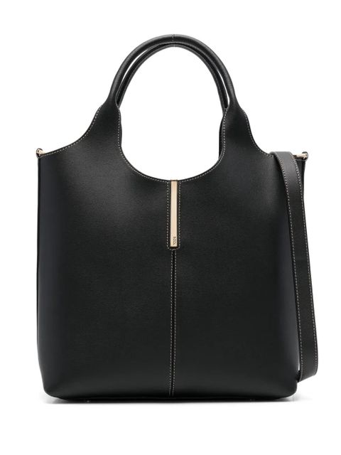 Tod's mini leather tote bag - Black - zdjęcie produktu nr 1