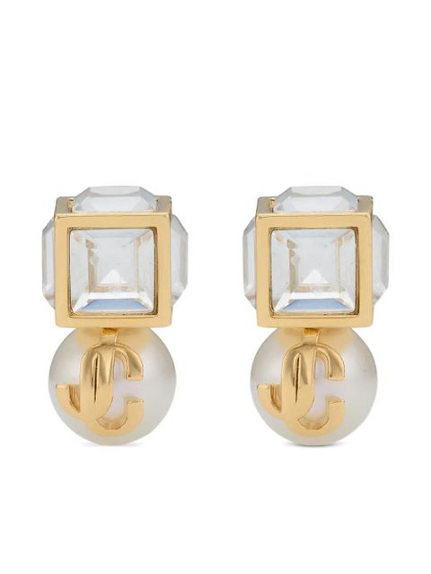 Jimmy Choo pearl cube studded earrings - Gold - zdjęcie produktu nr 2