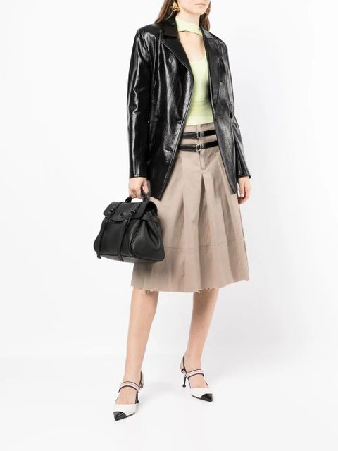 Mulberry Alexa heavy grain satchel bag - Black