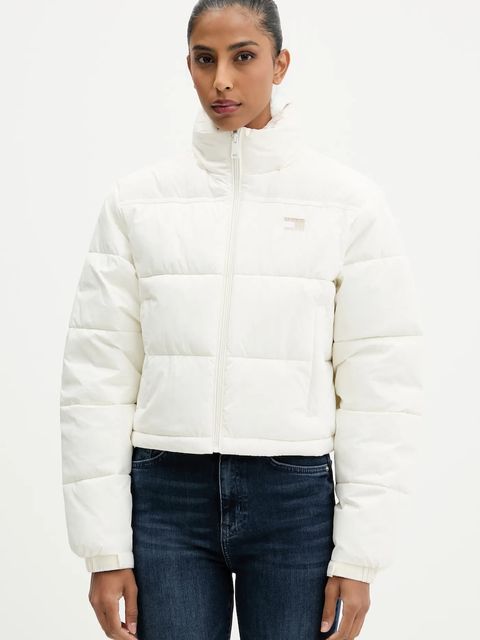 Tommy Jeans kurtka kolor beżowy zimowa DW0DW21620 - zdjęcie produktu nr 1