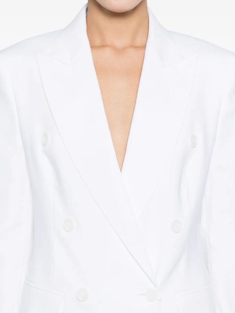 Max Mara Mxmpagella double-breasted blazer - White