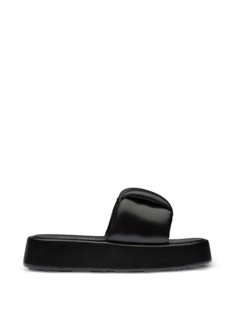 Miu Miu platform nappa sandals - Black - zdjęcie produktu nr 1
