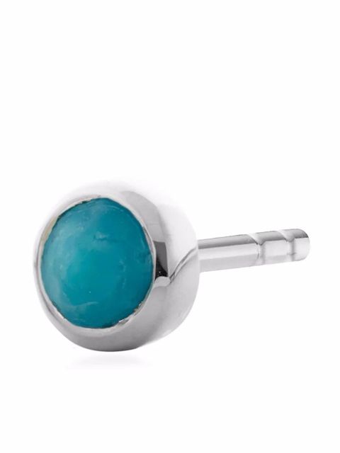 Monica Vinader mini gem stud earrings - Silver - zdjęcie produktu nr 2