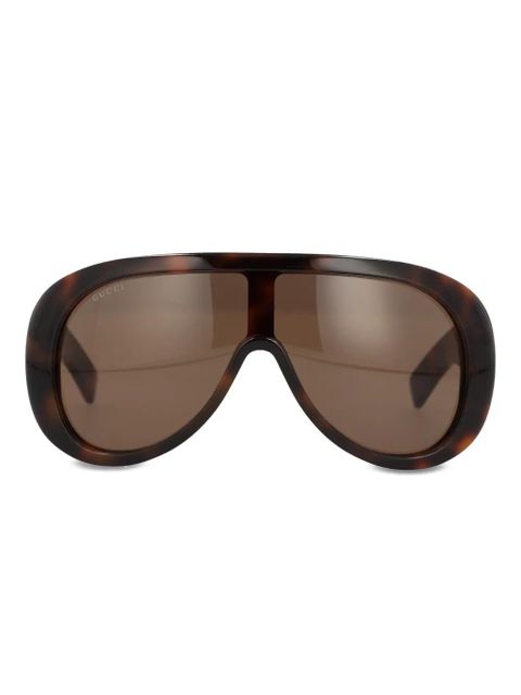 Gucci logo-detailed sunglasses - Brown - zdjęcie produktu nr 1
