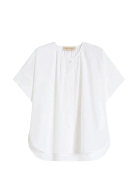 Weekend Max Mara gathered blouse - White - zdjęcie produktu nr 1