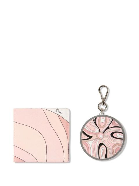 PUCCI Marmo-print mirror charm - Pink - zdjęcie produktu nr 1