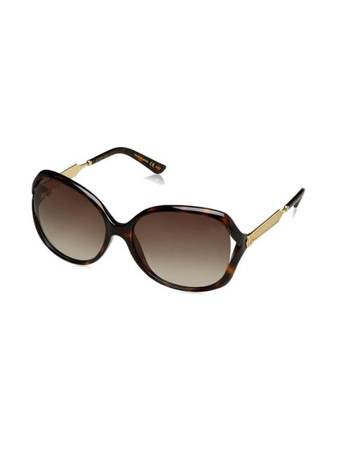 Gucci Eyewear Interlocking G sunglasses - Brown - zdjęcie produktu nr 2