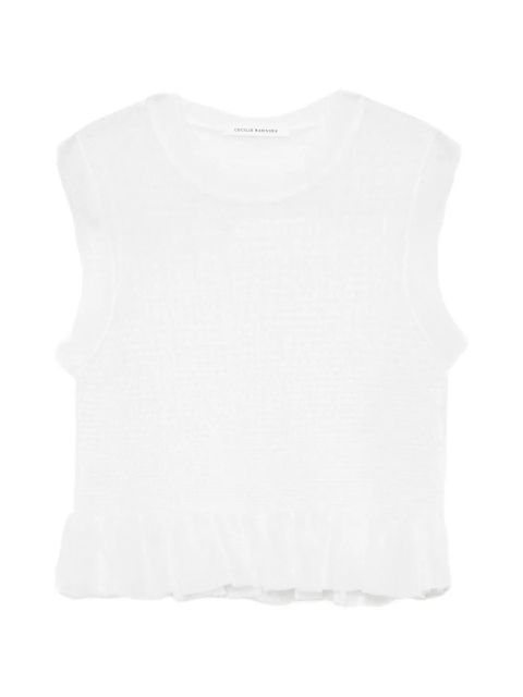 Cecilie Bahnsen Cbcelia vest - White - zdjęcie produktu nr 1