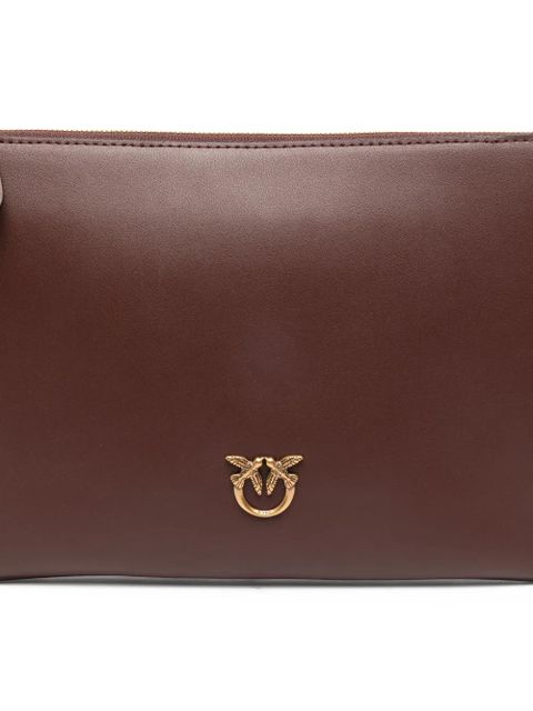 PINKO Love Flat Classic clutch - Red