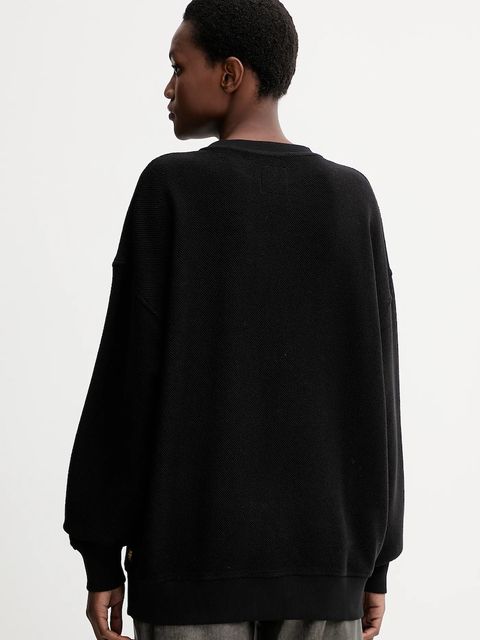 G-Star bluza bawełniana 0 damska kolor czarny gładka D27733.E312 - zdjęcie produktu nr 2