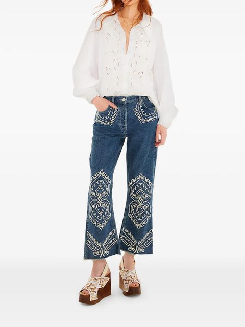 FARM Rio button-fastening blouse - White - zdjęcie produktu nr 2