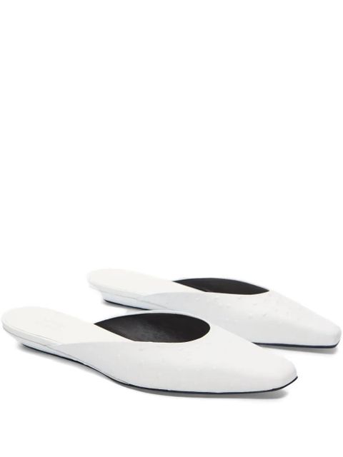 LouLou de Saison Alix square-toe mules - White - zdjęcie produktu nr 1