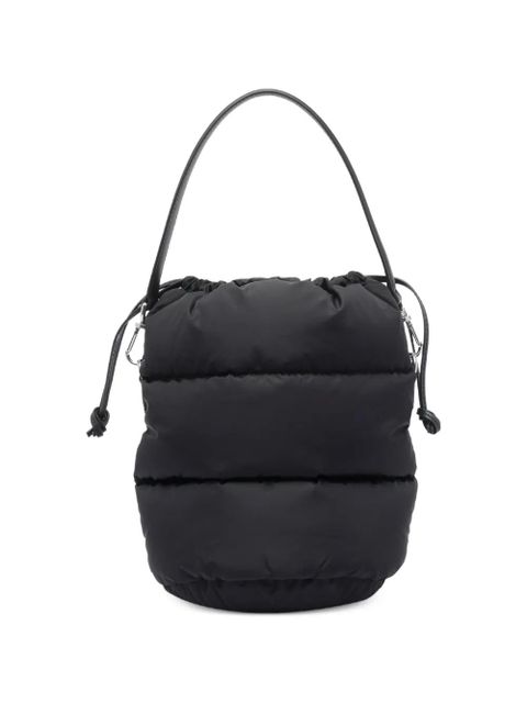 Moncler Caradoc logo patch bucket bag - Black - zdjęcie produktu nr 2