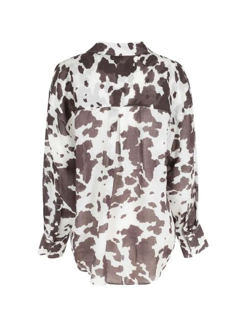 MC2 Saint Barth Cristal cow-print shirt - White - zdjęcie produktu nr 2