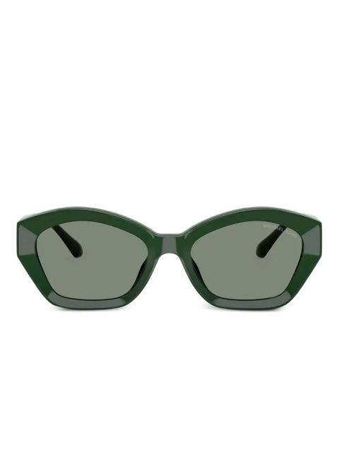 Michael Kors geometric-framed sunglasses - Green - zdjęcie produktu nr 1