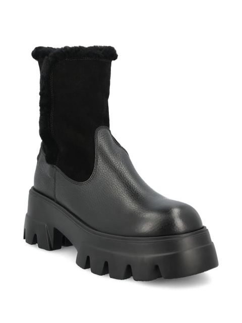 BOGNER shearling lug-sole boots - Black - zdjęcie produktu nr 2