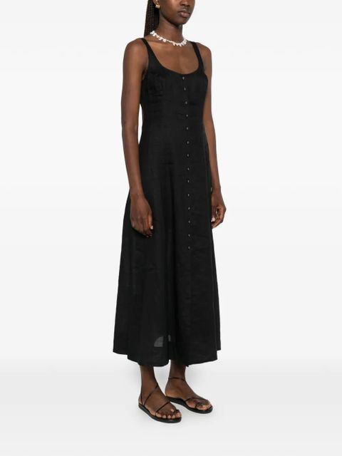 MC2 Saint Barth Mina sleeveless midi dress - Black