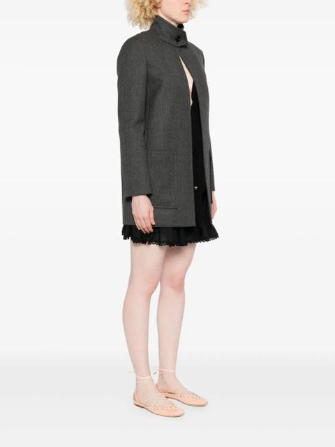 Chloé zip-up oversize coat - Grey