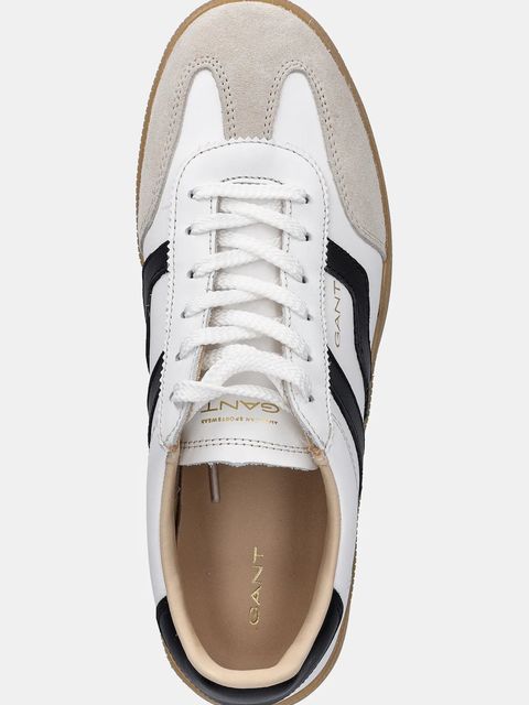 Gant sneakersy skórzane Cuzima damskie kolor biały 31531040