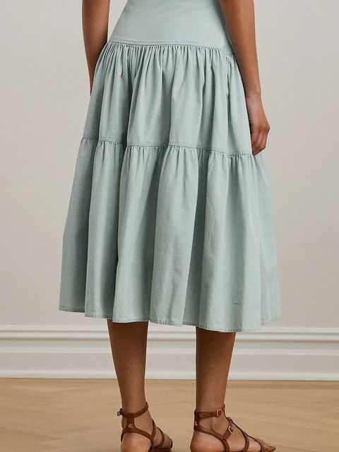 Lauren Ralph Lauren spódnica bawełniana - zdjęcie produktu nr 2