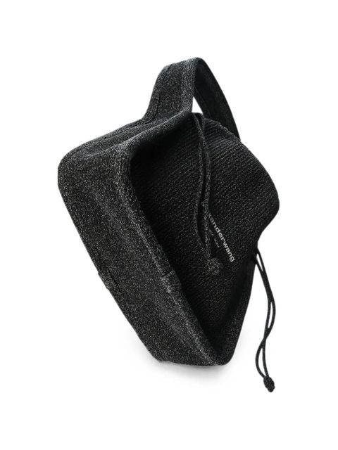 Alexander Wang Reflective Knit Ryan Small Bag - Black