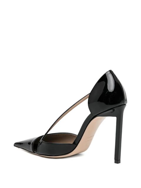 TOM FORD 110mm buckle strap pointed pumps - Black