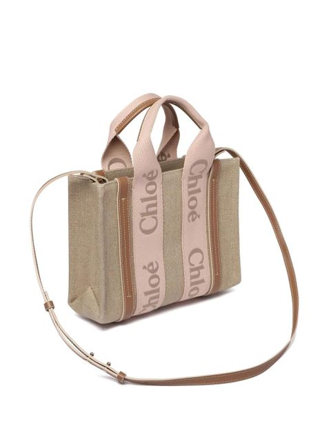 Chloé logo tote bag - Neutrals