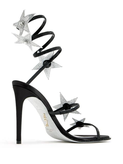 René Caovilla 105mm Cleo sandals - Black