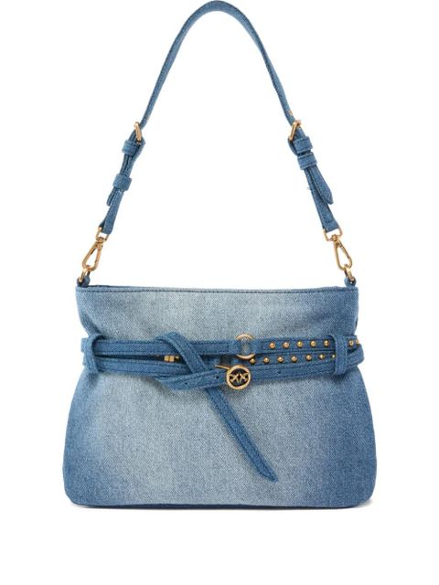 PINKO studded shoulder bag - Blue - zdjęcie produktu nr 1