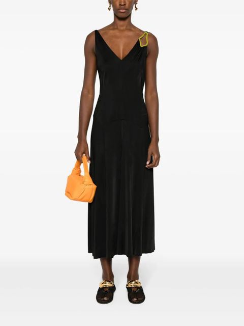 Lanvin eyelet-detailing dress - Black - zdjęcie produktu nr 2