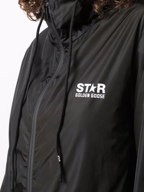 Golden Goose Daris star-print windbreaker jacket - Black