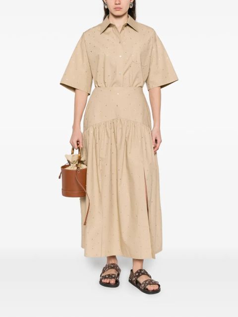 SANDRO embellished A-line skirt - Neutrals - zdjęcie produktu nr 2