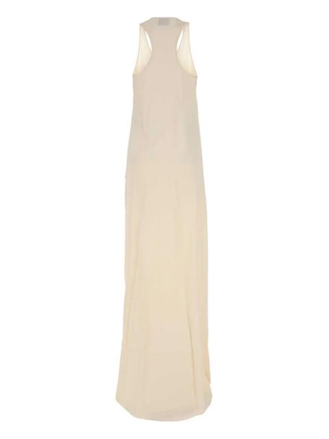Balenciaga logo-print racerback gown - Neutrals - zdjęcie produktu nr 2
