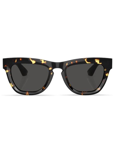 Burberry Eyewear tortoiseshell-effect square-frame sunglasses - Brown - zdjęcie produktu nr 1
