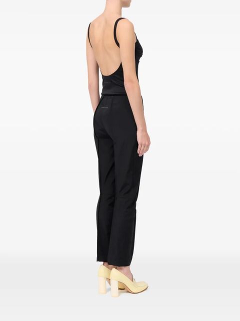 MM6 Maison Margiela seam-detail trousers - Black