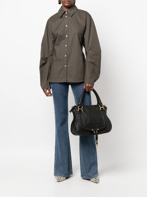 Chloé Marcie leather tote-bag - Black