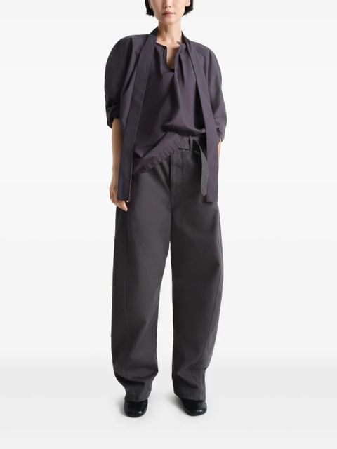 LEMAIRE Ascot blouse - Grey