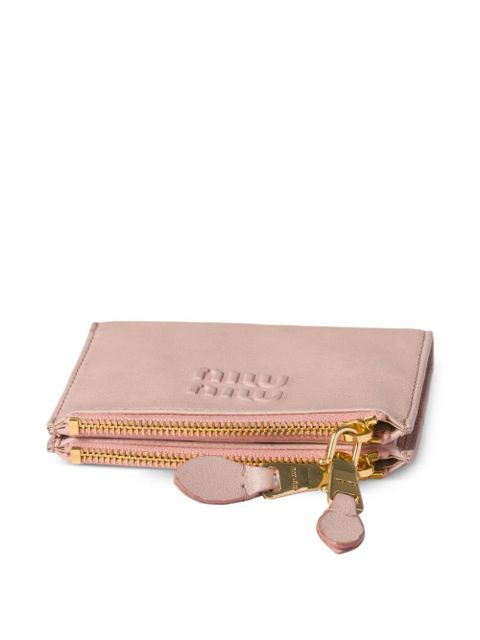 Miu Miu small nappa leather wallet - Pink