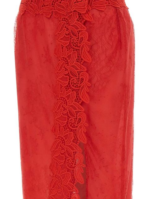 Blumarine lace floral embroidered skirt - zdjęcie produktu nr 2