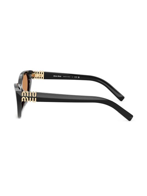 Miu Miu Eyewear geometric-frame sunglasses - Black - zdjęcie produktu nr 2