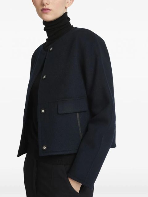Yves Salomon cashmere jacket - Blue - zdjęcie produktu nr 2