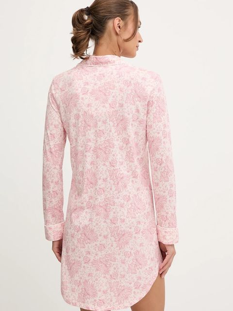 Lauren Ralph Lauren koszula nocna damska kolor różowy ILN32443 - zdjęcie produktu nr 2