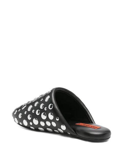 Simon Miller stud-embellished slippers - Black